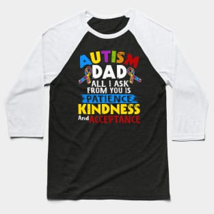 autism dad autism awareness Baseball T-Shirt